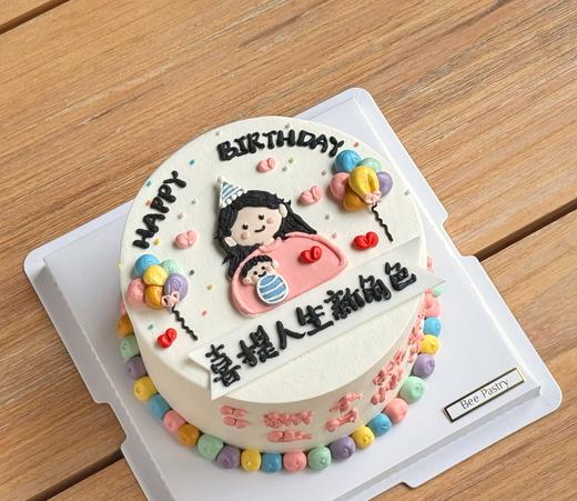 新手妈妈手绘（一家三口系列） 商品图1