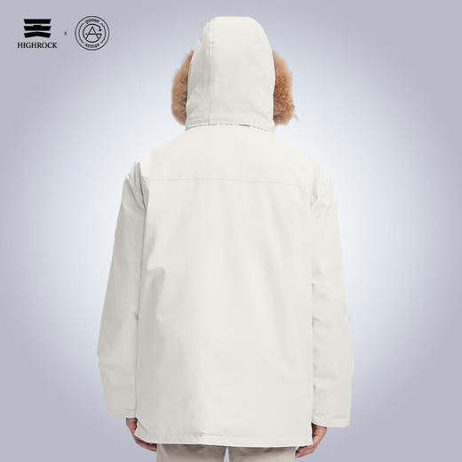 天石鹅铠甲冬季户外派克工装羽绒服男士可拆卸帽防风保暖中长款GT436 商品图7