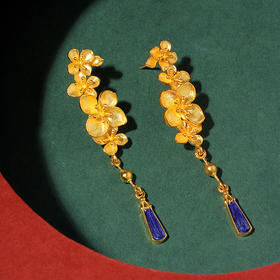 【耳饰】月华金杏耳饰