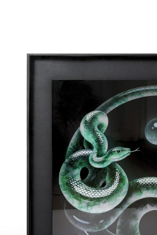 訾鹏《翡翠太极蛇》版画 商品图4