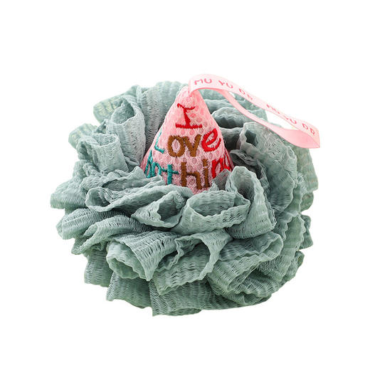 「9.9到手！新款冰淇淋沐浴球」洗澡搓背起泡浴花 男女同款柔软不开散可爱沐浴球居家日用清洁工具 商品图4