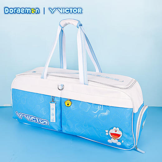 威克多VICTOR羽毛球包威克多哆啦A梦联名双肩包装球拍BR5035DRM机器猫 矩形包BR5635DRM独立鞋仓 商品图5