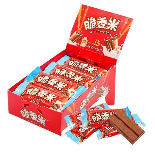脆香米夹心牛奶巧克力192g糖果网红休闲零食 商品图4