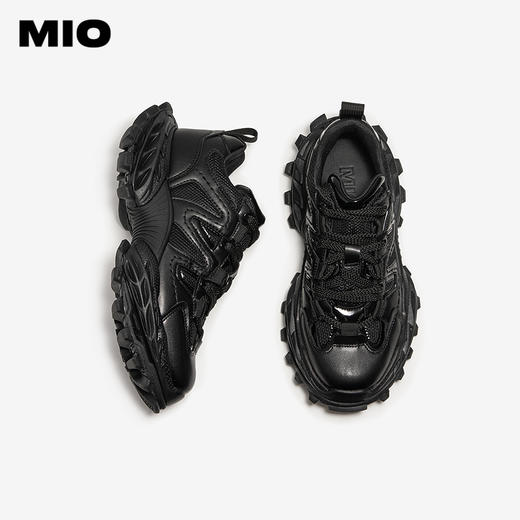 MIO米奥城市机甲老爹鞋系带街头风厚底时尚休闲鞋M251586761 商品图4