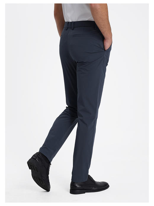 callisto藏青锦纶混纺休闲裤 商品图3