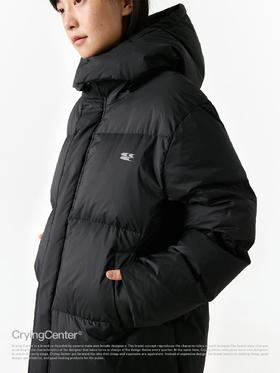 CryingCenter 可拆卸连帽长羽绒 哭喊中心
