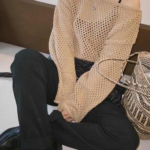 顺丰包邮43017洛诗琳经典随性百搭修身小直筒瘦腿西裤693 商品图3