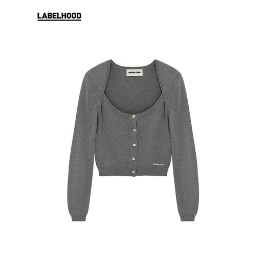 【SHUSHUTONG】蕾虎时尚百搭坎肩针织开衫2025春夏新款女装上衣 商品图1