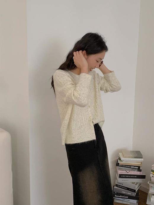 🔥【小野日记Yono's Diary春季麻花针织开衫XY-F-6652款】新款来了❤️软糯慵懒风麻花针织开衫！！ 👊 高质感复古麻花针织 👗叠穿百搭！！ 🎨慕斯般触感！！ 💝麻花编织！！ 商品图4