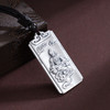 子佩集S999银【平安无事】套链纯银【E161】仿古方牌黑神话悟空项链方牌2501 商品缩略图0