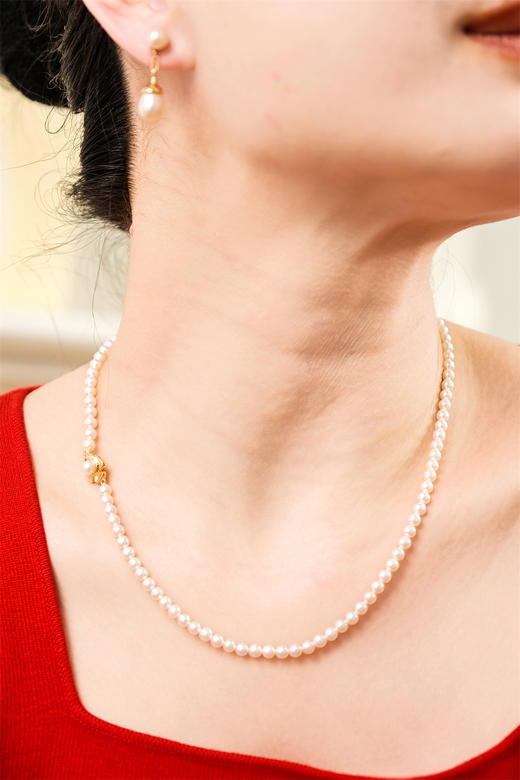 pearl moments珍刻  年年有鱼（珍珠小鱼） 小鱼儿4号baby珍珠项链 商品图8