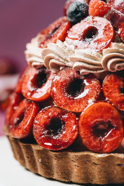 智利车厘子海盐奶盖派 商品图2