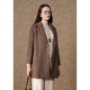 【牦牛绒】乔万尼大衣女秋冬新款高级感小个子中长款呢外套EF4A156 商品缩略图6
