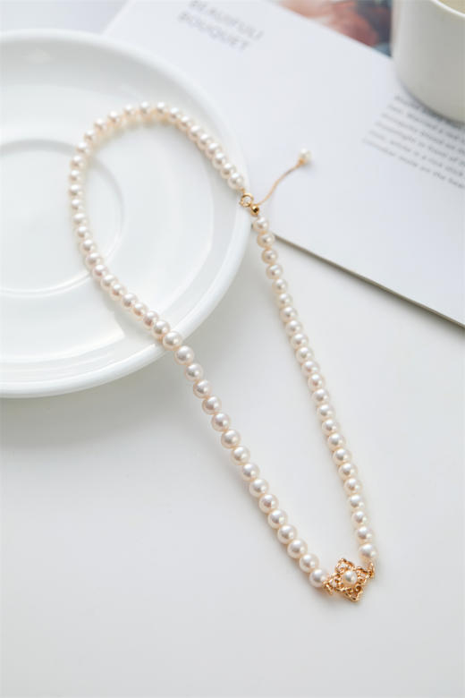 pearl moments  万事如意 四叶草（珍珠）珍珠项链 商品图2