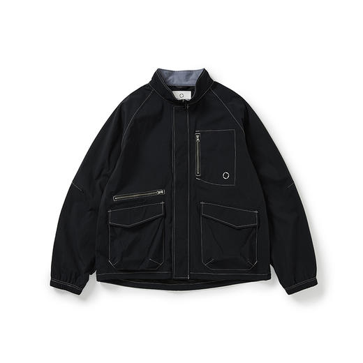 WHEELS and WIND 防泼水防污立领工装夹克外套 商品图3
