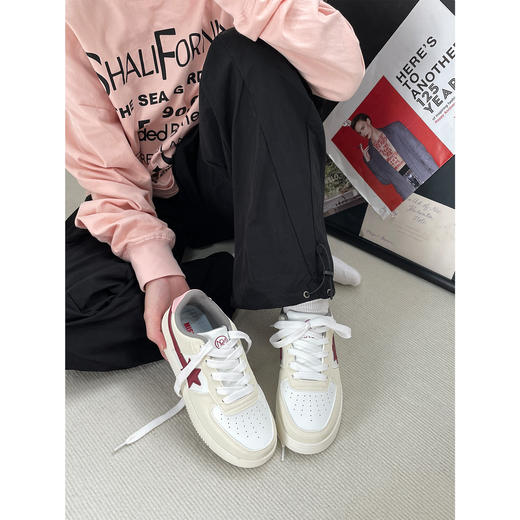 【YW】无忧购韩版复古休闲百搭基础款星星板鞋MIS-3103“驼色年后”（截单后7天发货) 商品图10