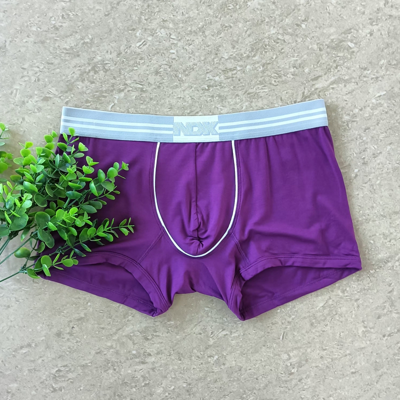 NM21537  【1条】莫代尔男士明筋撞色平角裤