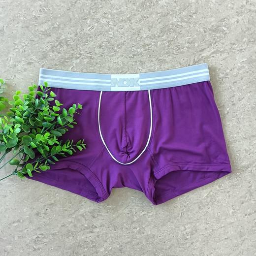 NM21537  【1条】莫代尔男士明筋撞色平角裤 商品图0