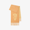 BURBERRY 巴宝莉 男女同款B Shield Wool Brewed Protein™ 羊绒混纺围巾 浅黄色 8100030 C1415 商品缩略图0