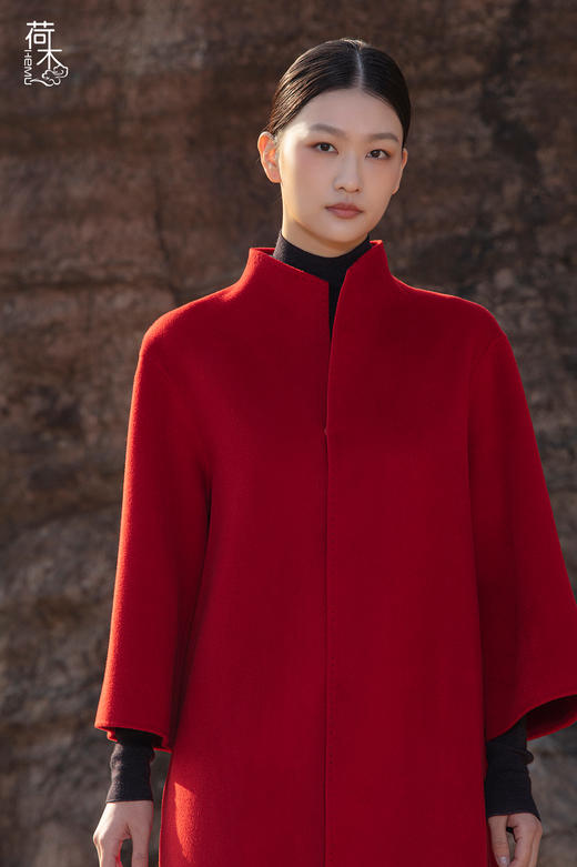 荷木HEMU丨2025新春系列「礼愿」·长外套 商品图2