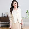 CC-MH-2510小个子短款外套女士2025年春秋装新款洋气质圆领针织毛衣开衫外搭 商品缩略图1