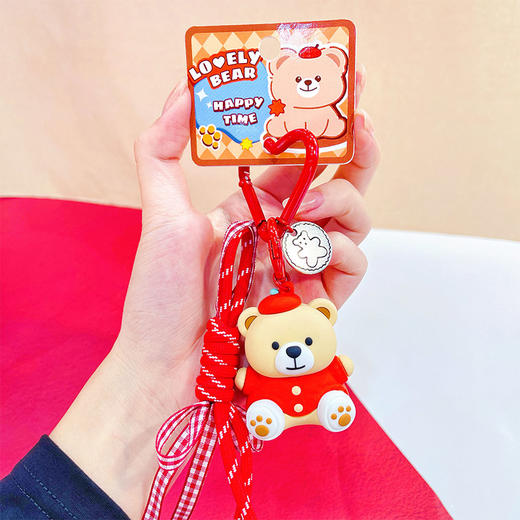 纪念日百货小红帽小熊绳扣钥匙扣160643654 商品图0