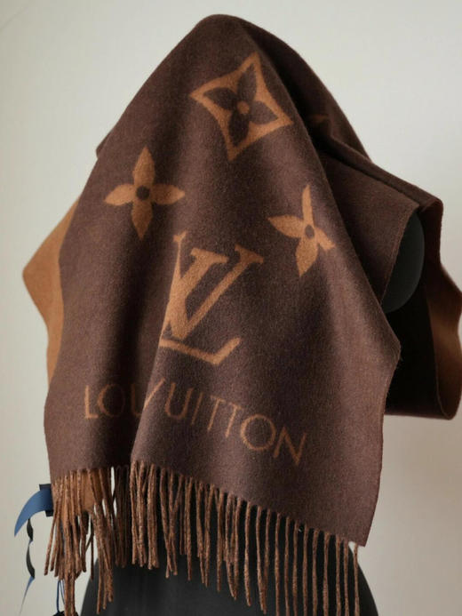 老花高端羊绒围巾 商品图1