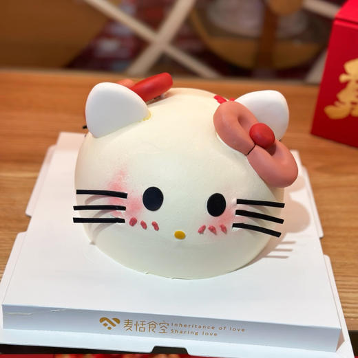 翻糖双面HelloKitty (提前2天预定）需自提；耳朵有牙签固定 商品图1