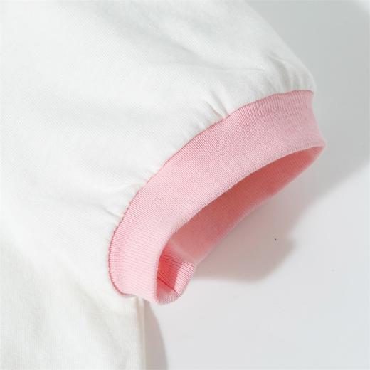 贝贝怡女童短袖2025夏季薄款休闲透气方领纯棉t恤女ZB2ES011 商品图7