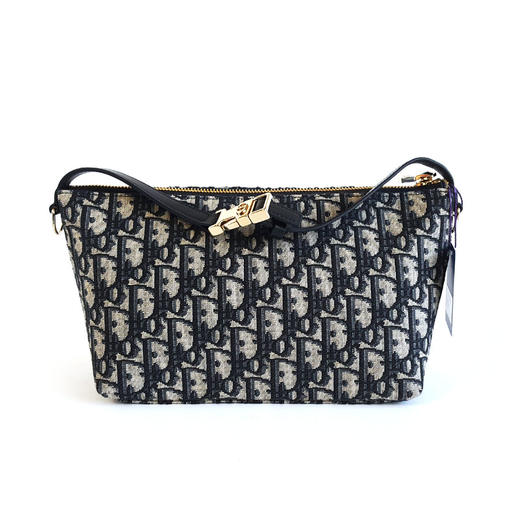 【95新】Dior迪奥中号老花Nomad饭盒包手拿包中性款现售价：10700！090125NJS05 商品图0