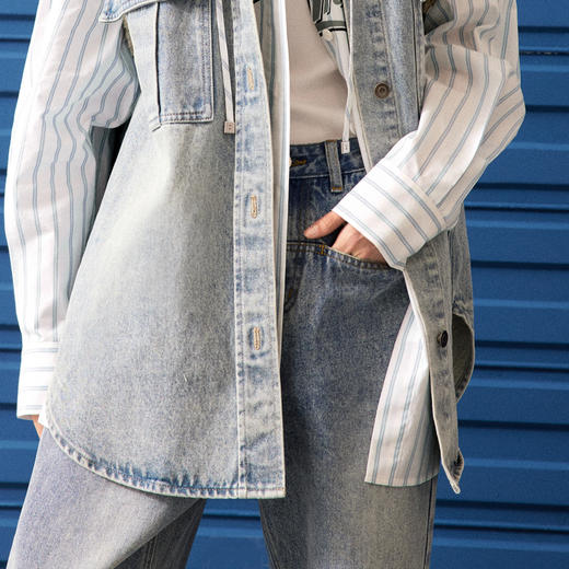 【商场同款】麦檬春秋牛仔长裤4F2150711 商品图3