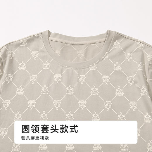 都市锋尚男士棉质短袖套装薄32支纯棉单面舒适外出无短袖类FHH2B4 商品图4