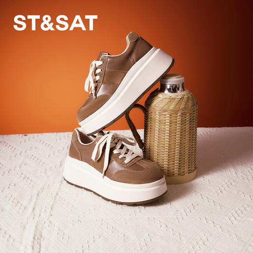 【绒里可选】星期六复古厚底增高休闲鞋SSC3112E74/SSC411DEH6 商品图9