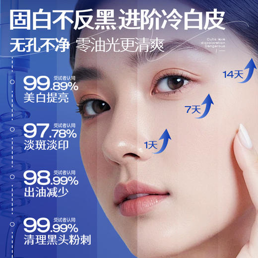 377美白洁面乳150g 氨基酸深层清洁收缩毛孔控油祛痘洗面奶|儒意官方商城 商品图1