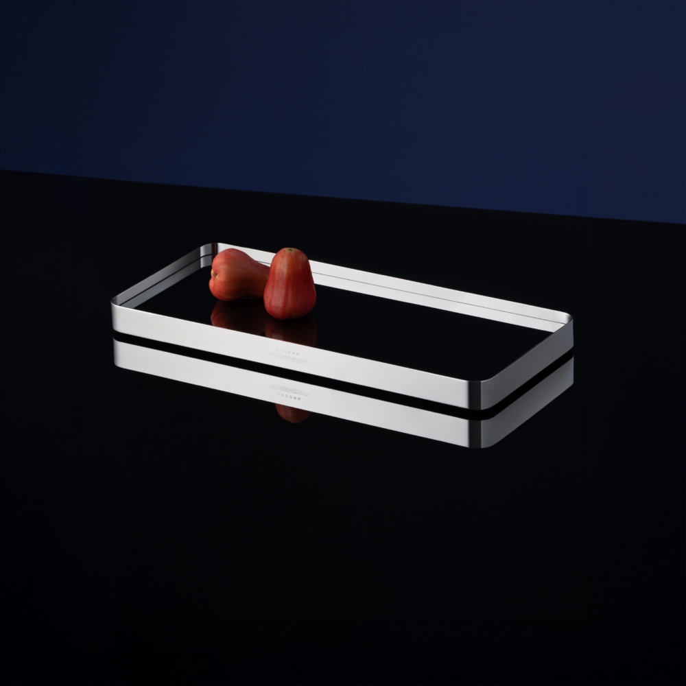 HD流光精抛耀黑托盘 RESONG日诵家居