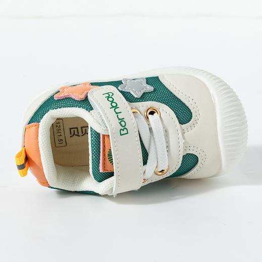 贝贝怡2025春秋新款男女宝宝学步鞋中小童软底休闲鞋网眼透气包头鞋ZB1EX010 商品图7