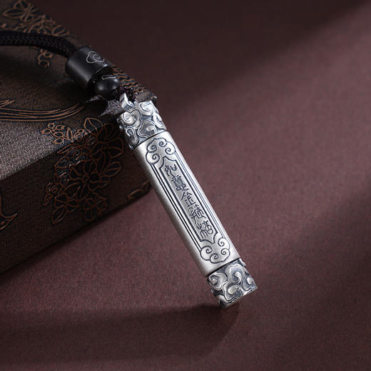 子佩集S999银【大圣金箍】套链纯银【E237】仿古金箍棒项链2501 商品图0