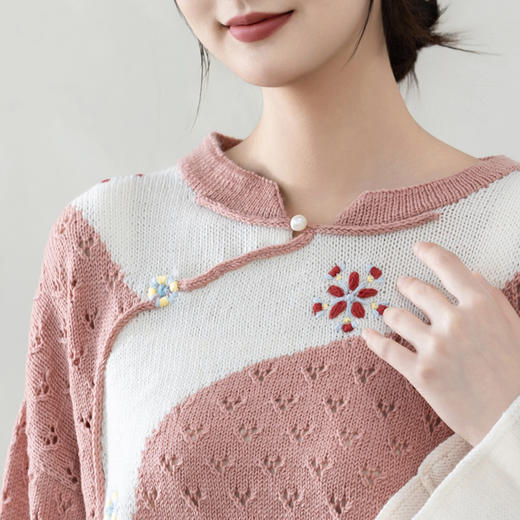 苏苏姐家风絮清汉衣手工diy棒针编织毛线团羊毛衣服材料包 商品图3