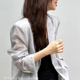 顺丰包邮42756洛诗琳新款醋酸羊毛提花老钱休闲西装61121