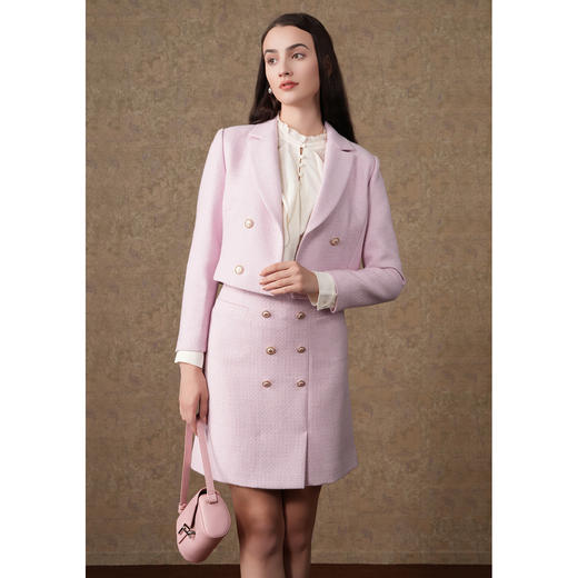 乔万尼羊毛高端小香风外套秋冬新款爆款小个子高级感轻奢EF4B232 商品图2