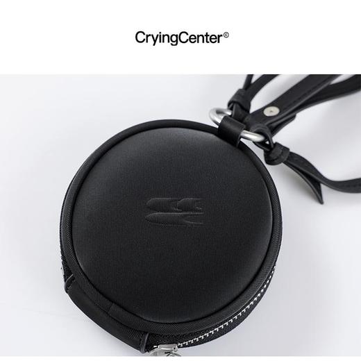 CryingCenter 黑色圆形透明斜挎吧唧包 哭喊中心 商品图3