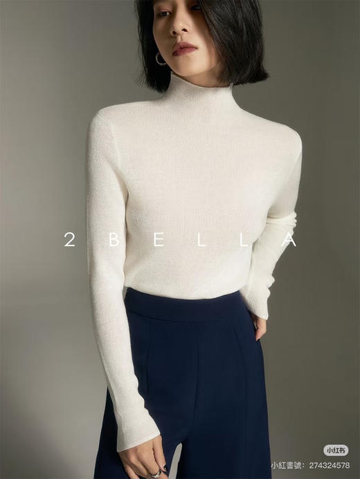 114-1镇店 亲戚工厂 th同用料 扬子羊毛纱 半高领 基础款 春秋冬 针织打底衫 商品图6