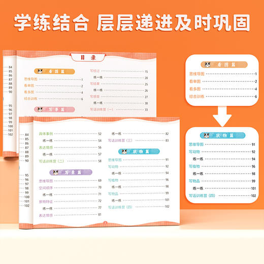 【斗半匠】跟着课本学看图写话一二年级下册 商品图3