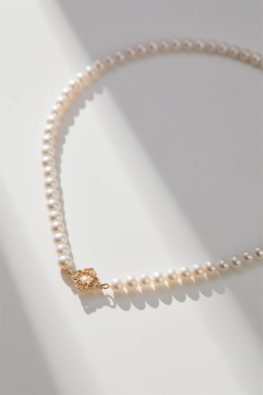 pearl moments  万事如意 四叶草（珍珠）珍珠项链 商品图1