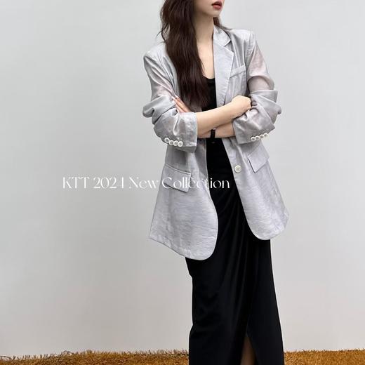 顺丰包邮42756洛诗琳新款醋酸羊毛提花老钱休闲西装61121 商品图1