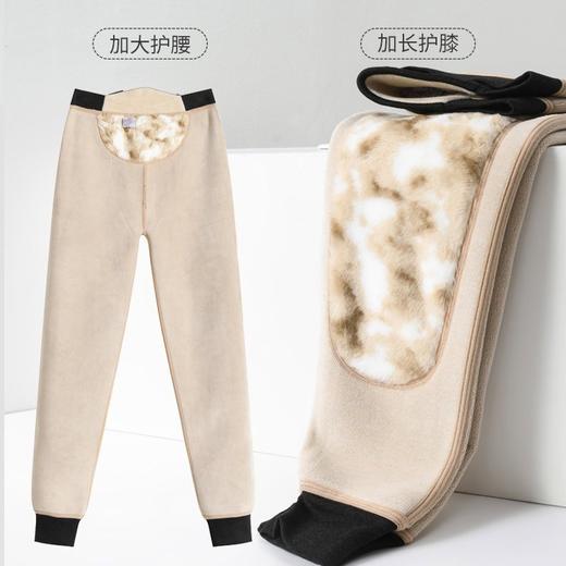 雀说男士保暖裤中老年高腰加绒加护漆打底御寒长裤AL2805 商品图3