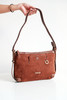 复古质感+时髦随性。头层牛皮棕色调首尔风氛围感腋下包包C011468 商品缩略图4