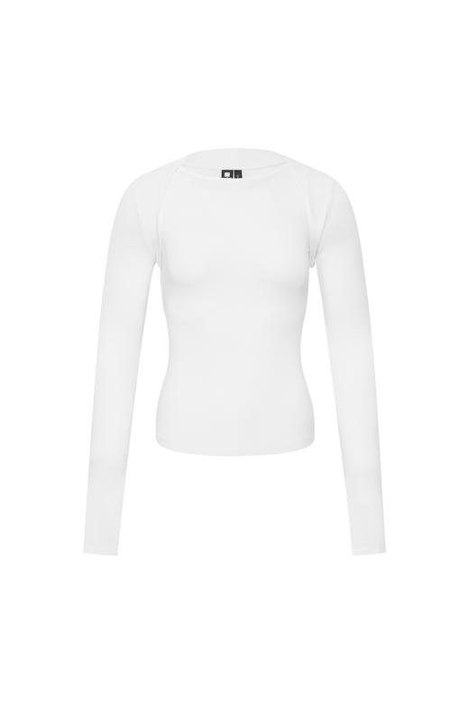 oneup一字领坎肩两件套T恤 商品图6