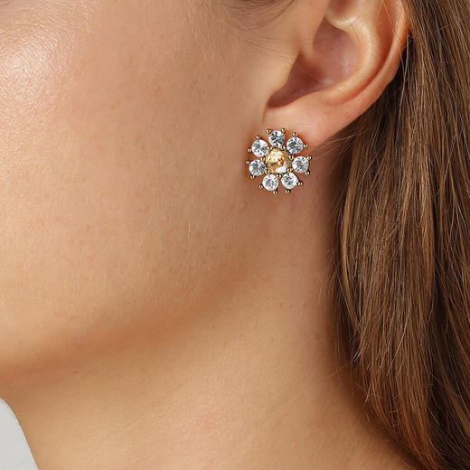 北京仓｜Dyrberg Kern-AUDE-水晶 耳环［丹麦设计师］ 商品图0