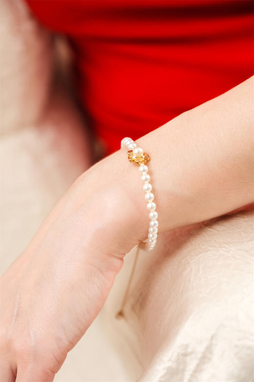 pearl moments珍刻  年年有鱼（珍珠小鱼） 小鱼儿4号baby珍珠手链 商品图5